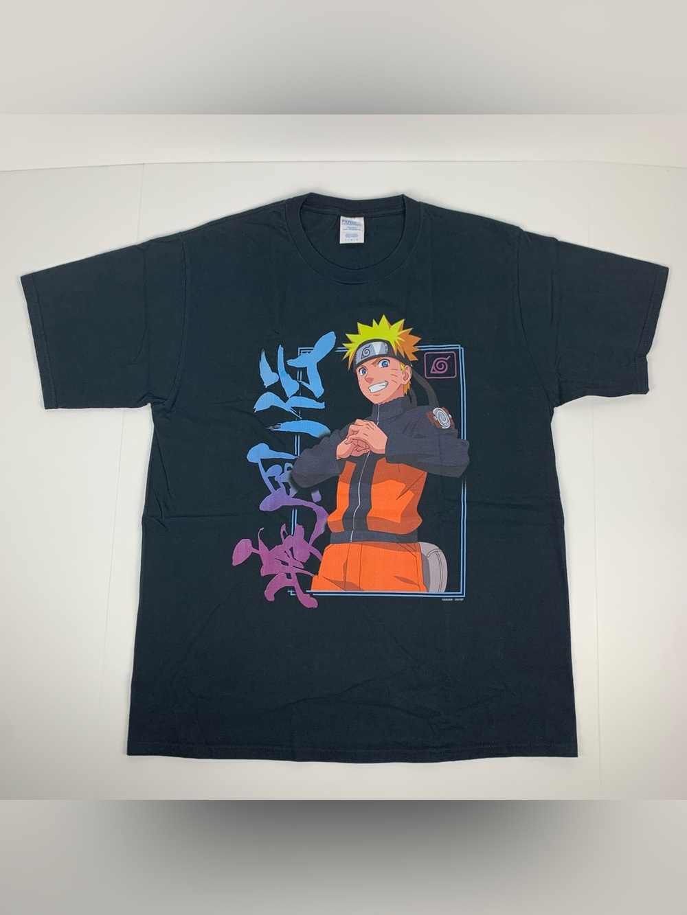 Naruto Shippuden T-Shirt Y2k Naruto Uzumaki Anime Manga Tee Mens Size Large